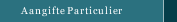 Aangifte Particulier
